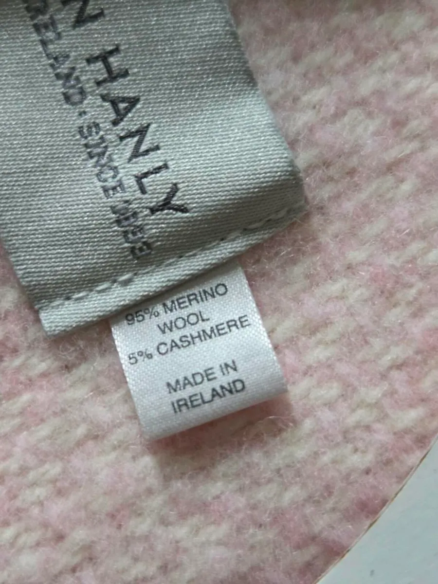 Brand-New John Hanly Baby Blanket Wool + Cashmere - Image 3