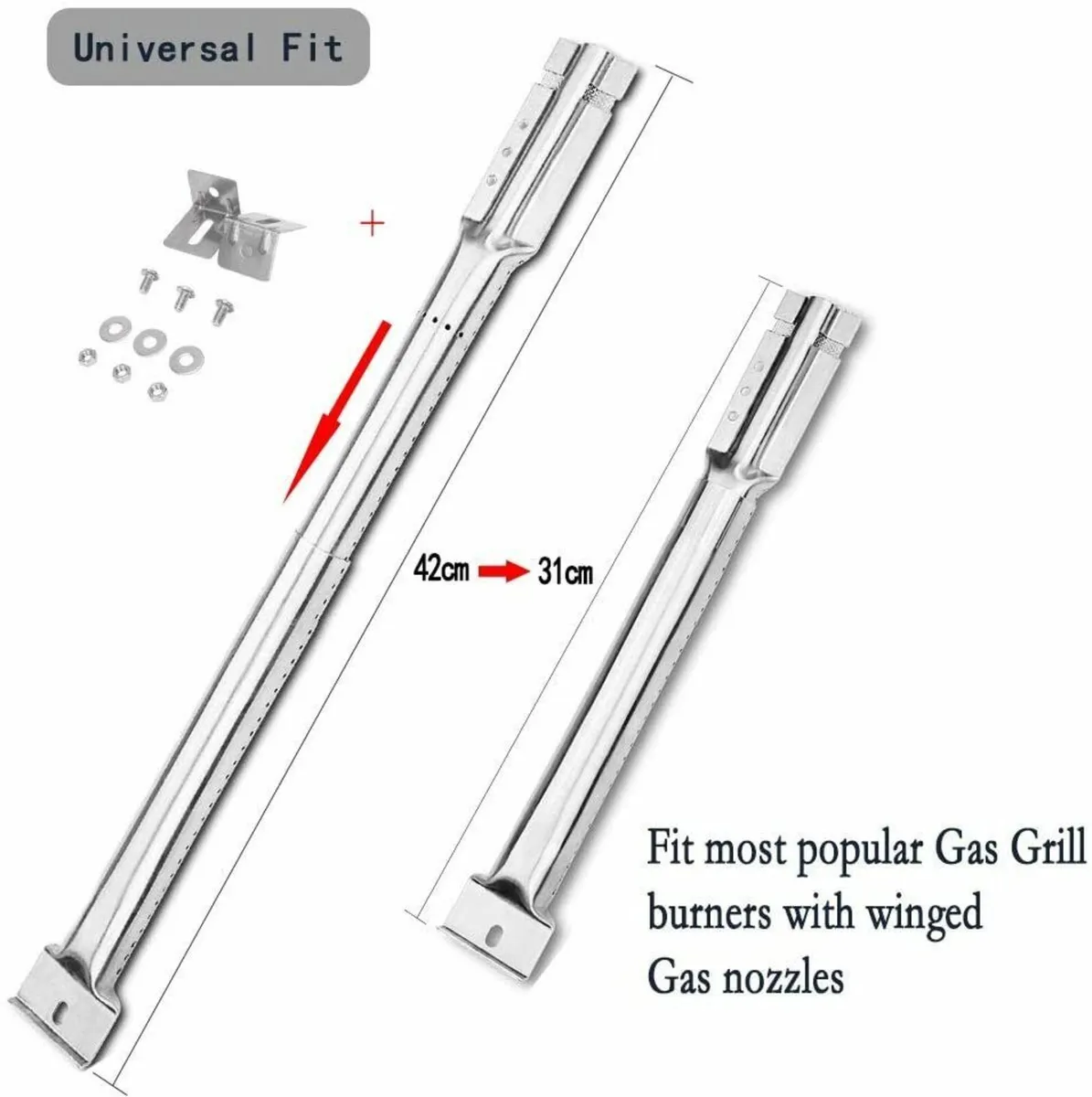 BBQ Grill Burners Universal Stainless Adjustable - Image 3