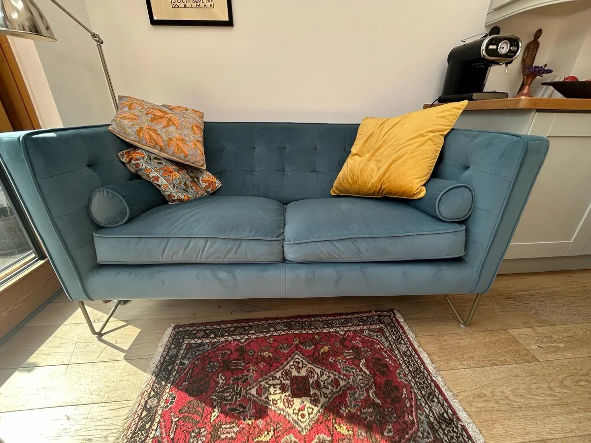 Velvet Sofa - Image 4