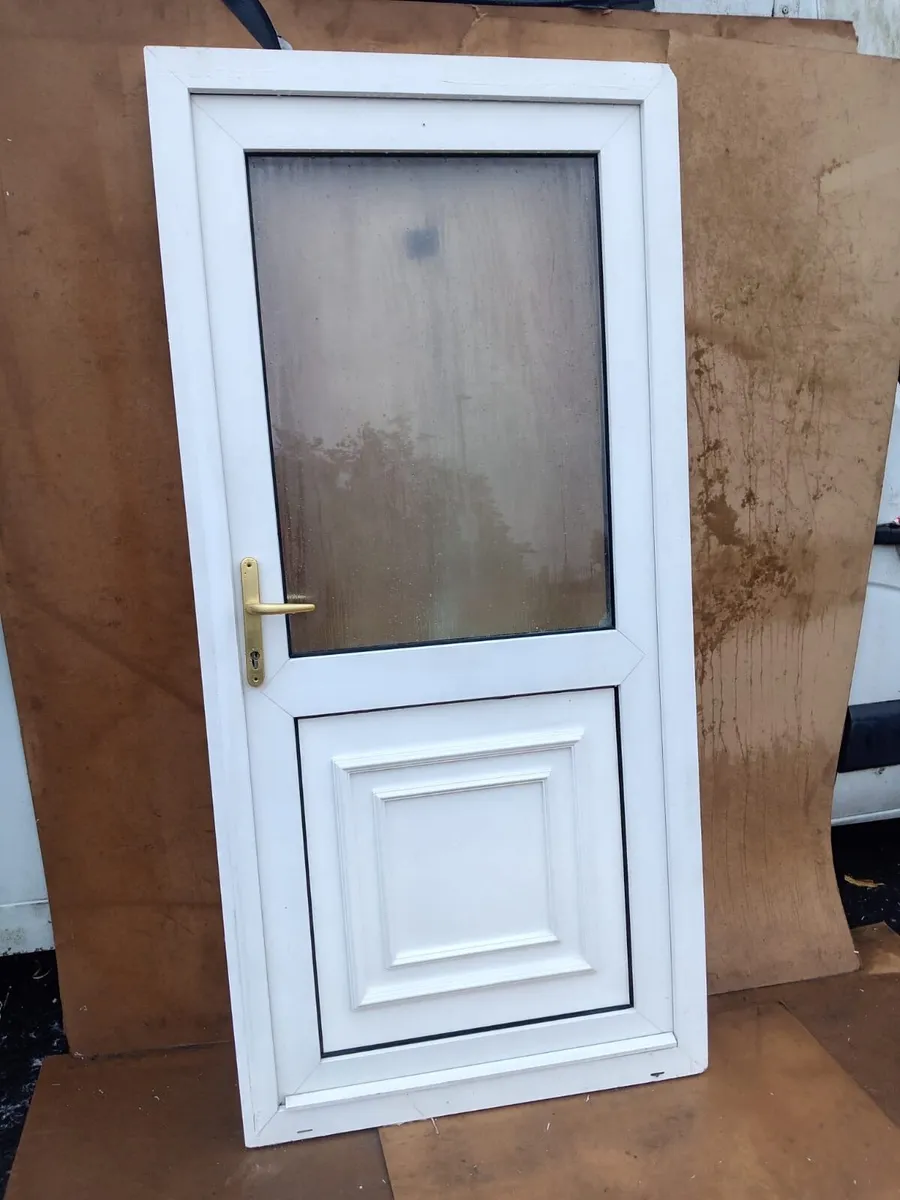 Top Quality PVC Single Door Frosted Glass - Image 1
