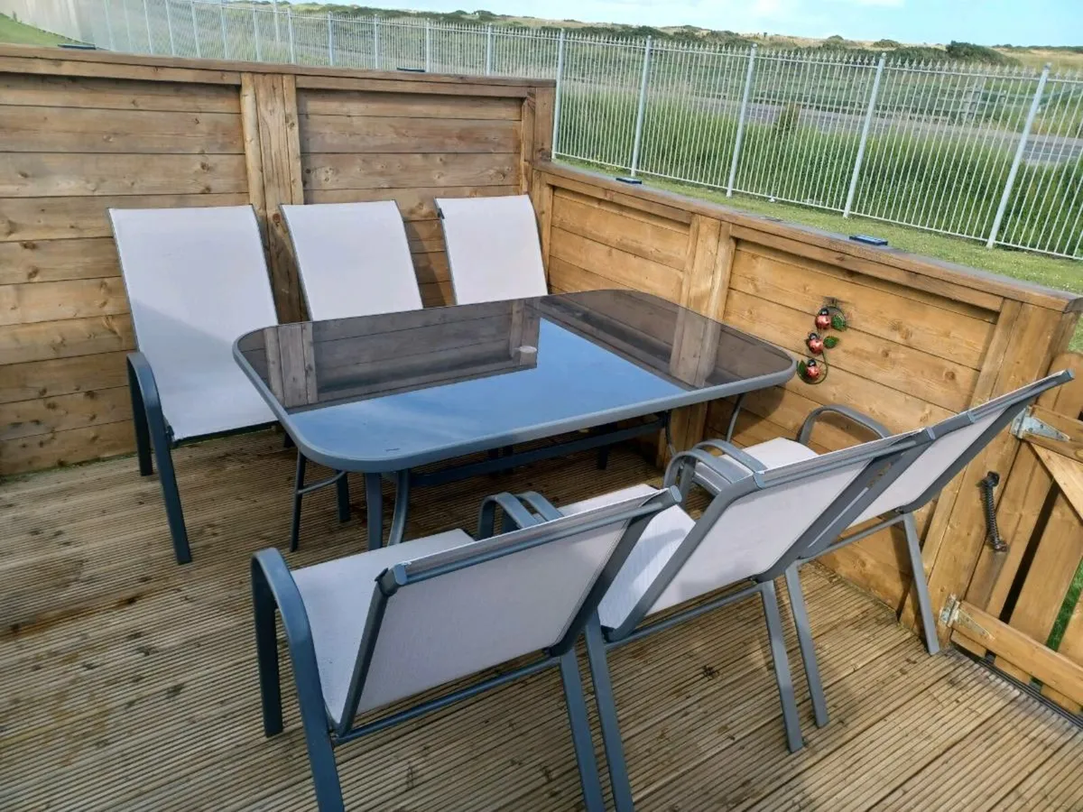 Outdoor Table & 6 Chairs - Image 1