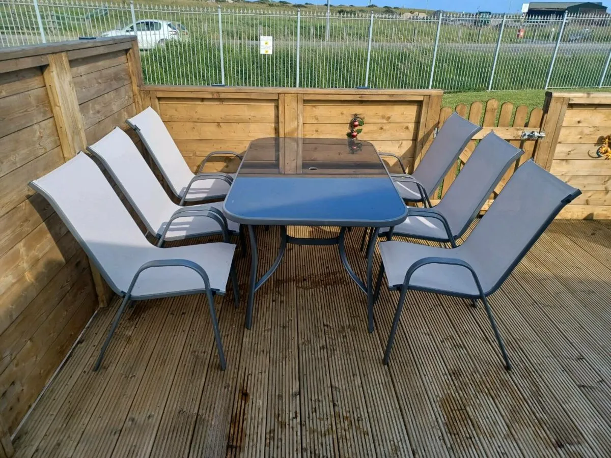 Outdoor Table & 6 Chairs - Image 2