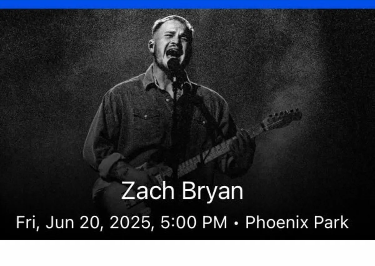Zach Bryan Tickets Friday 20 th June Phoenix Park - Image 2