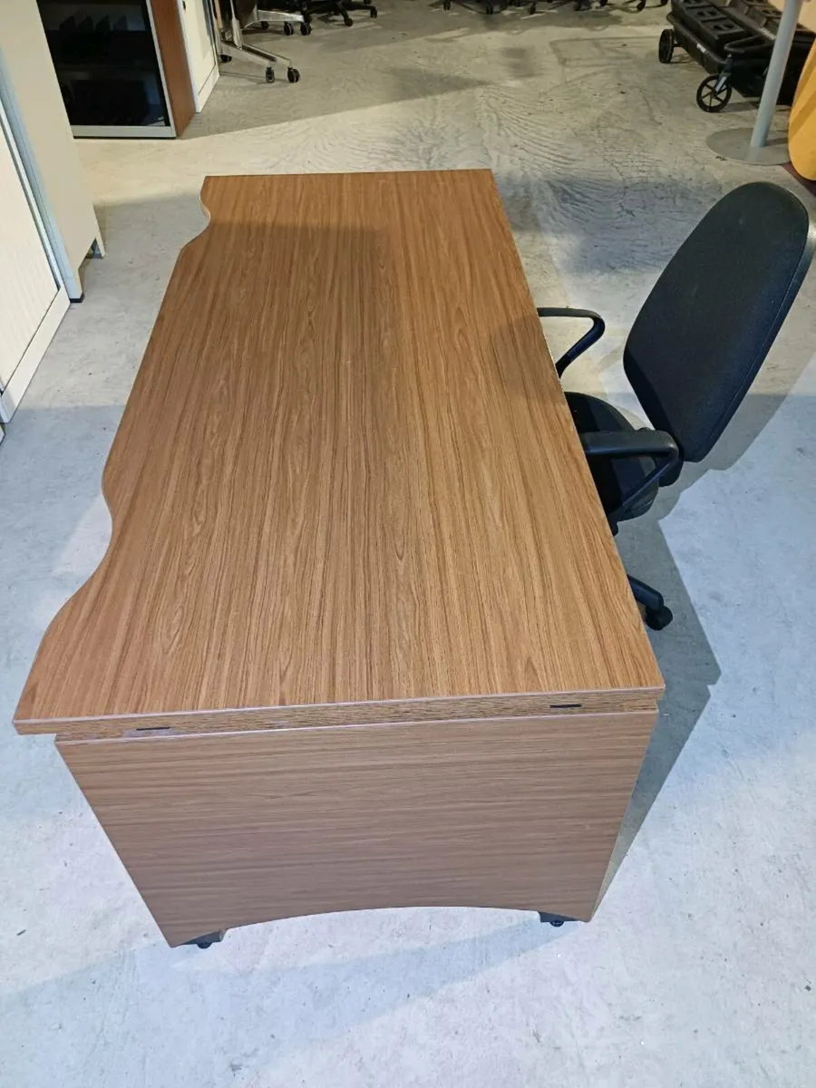 Dark Walnut Office Desks - Image 2