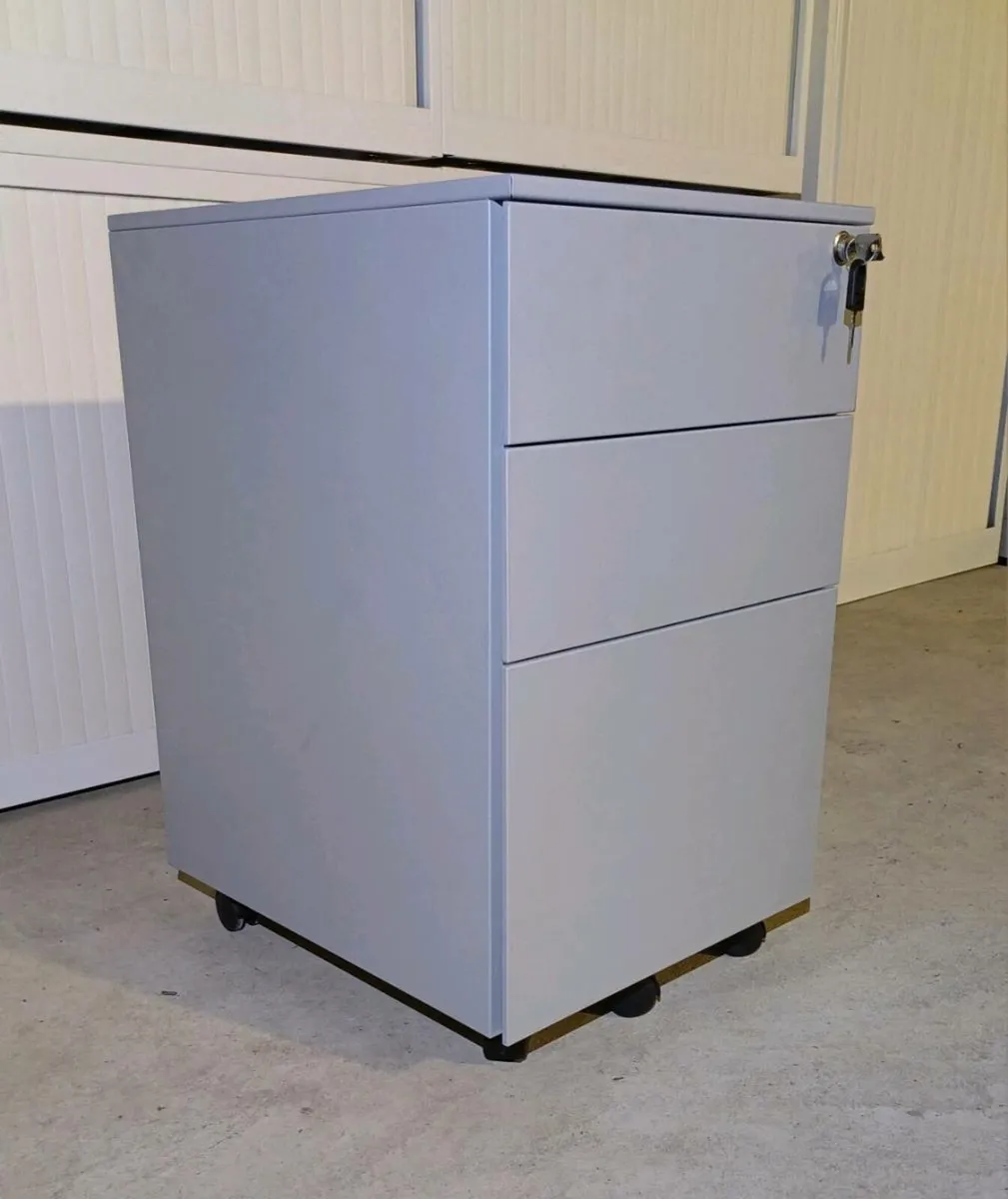 Light Grey Steel Pedestals Lockers - Image 2