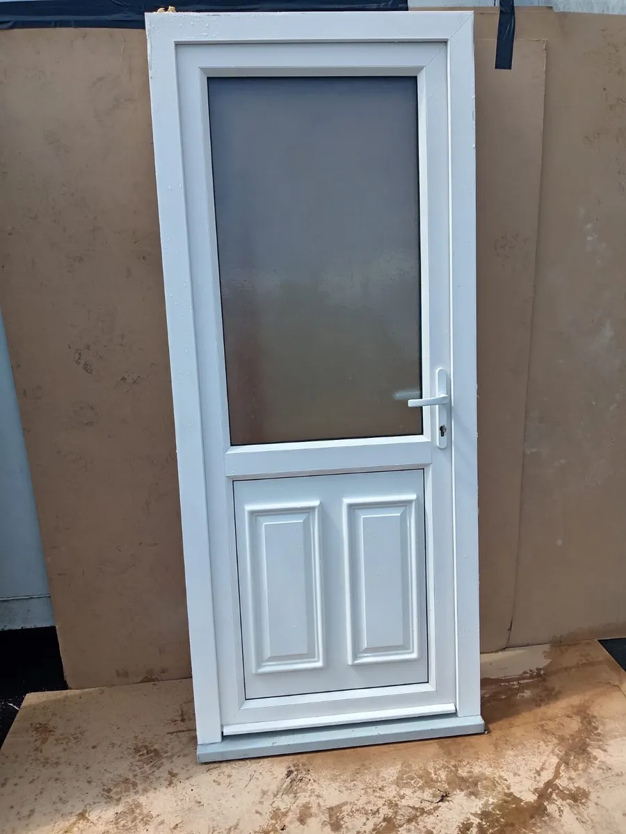 Two Top Quality Matching PVC Single Doors - Image 1