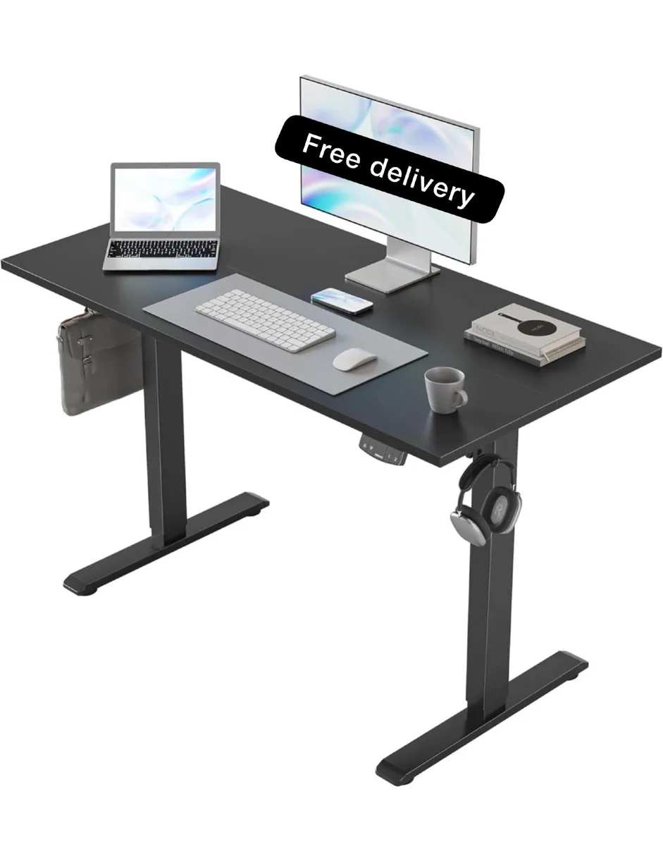 Electric Standing Desk, 100 x 60 cm Height Adjusta - Image 1