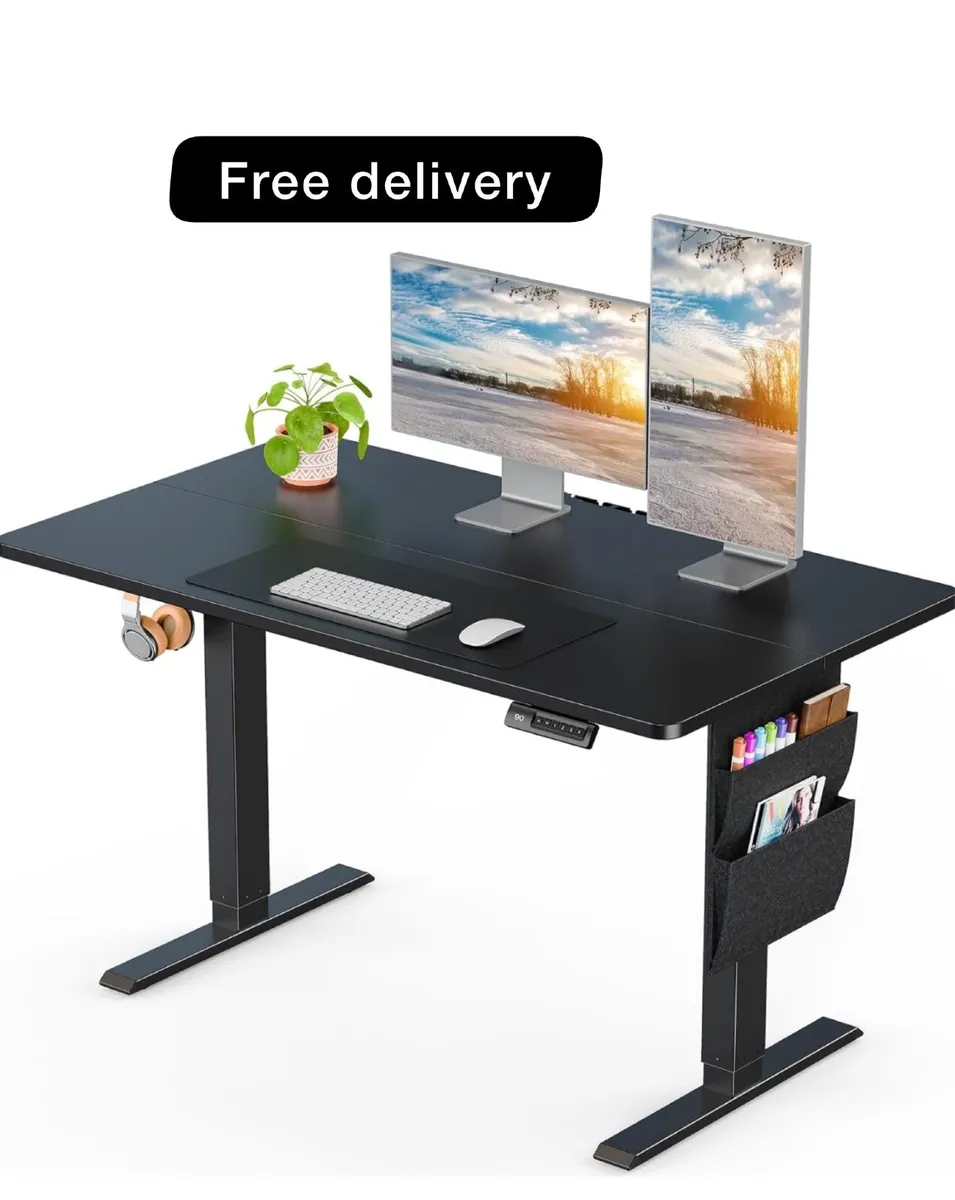 Electric Standing Desk, 100 x 60 cm Height Adjusta - Image 1