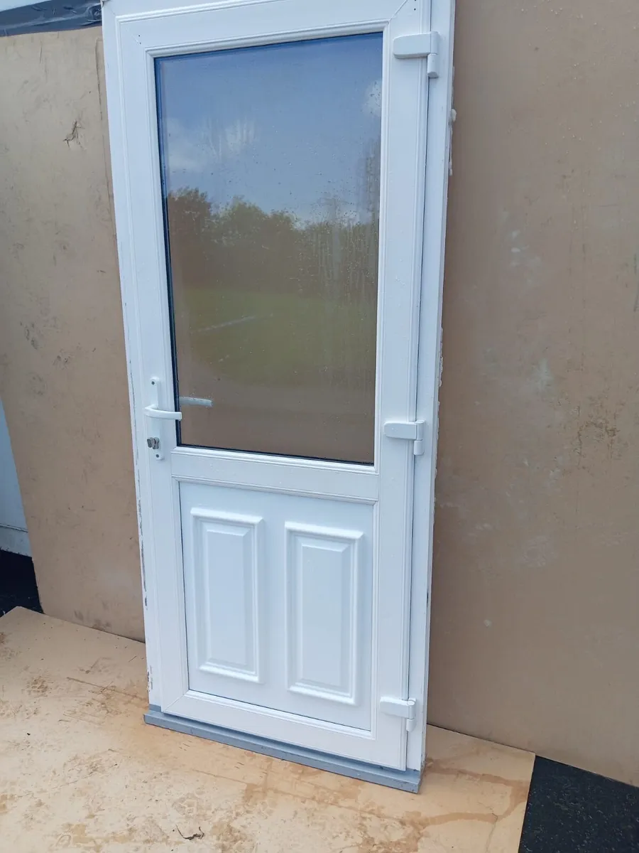 Two Top Quality Matching PVC Single Doors - Image 3