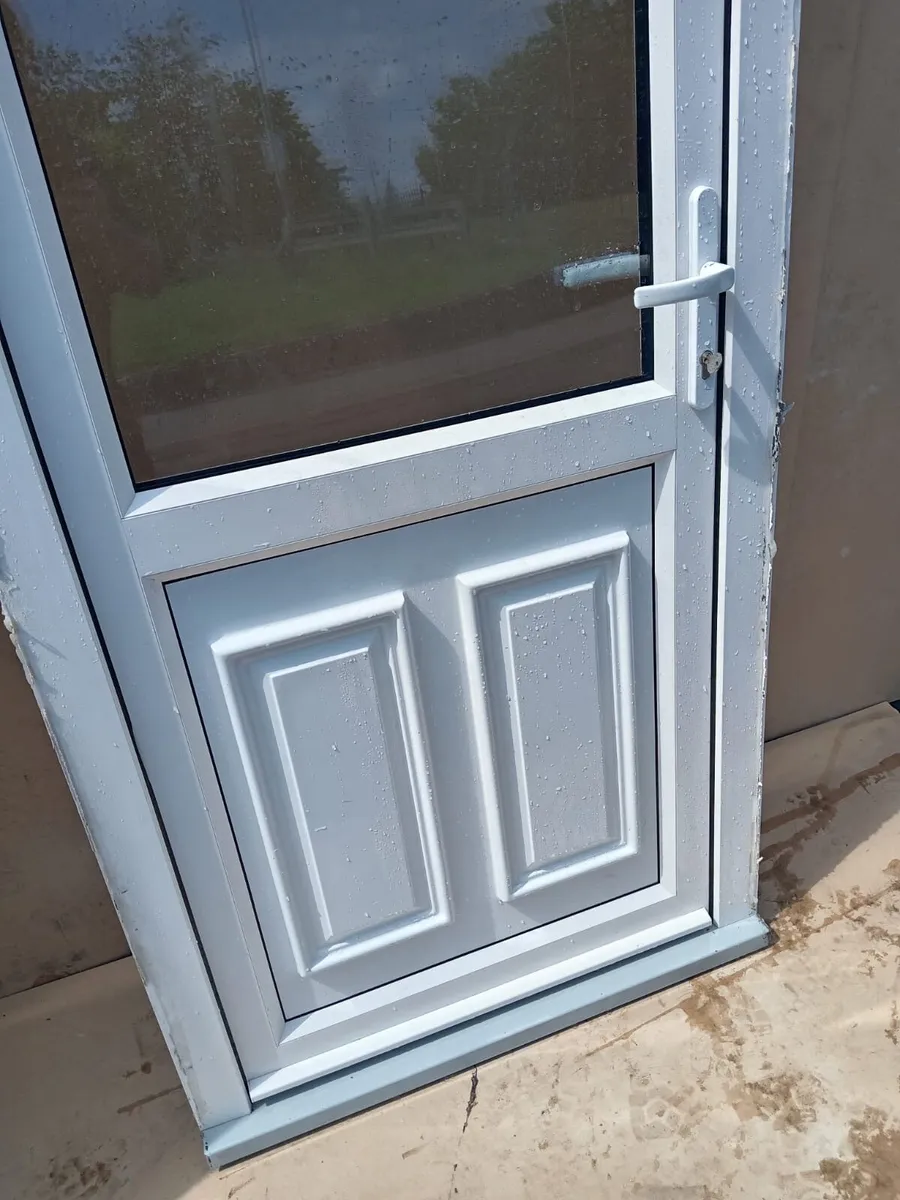 Two Top Quality Matching PVC Single Doors - Image 4