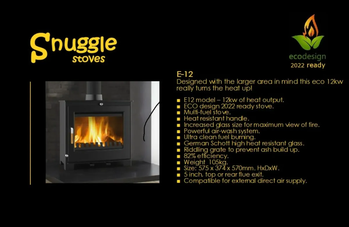 12kw Eco design stove - Image 3