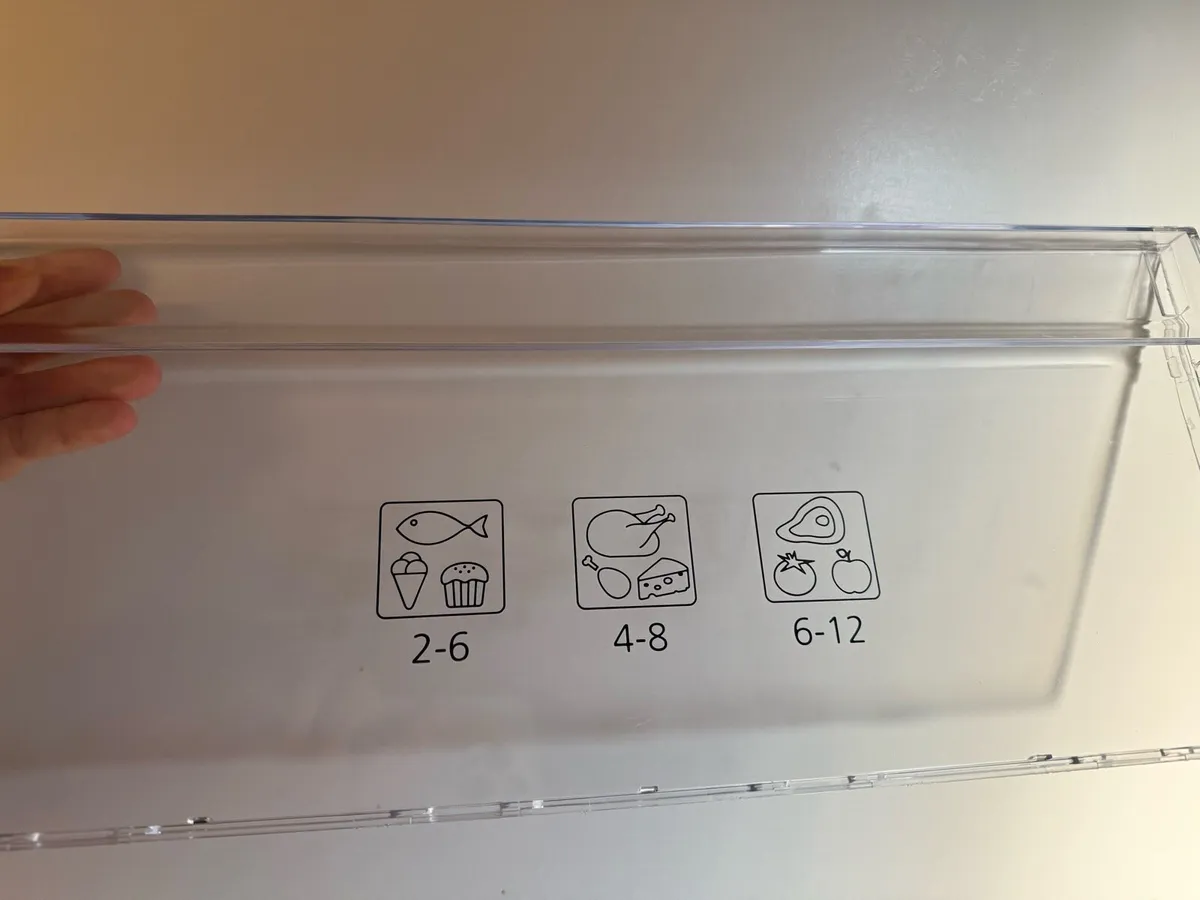 Beko freezer drawer front - Image 1