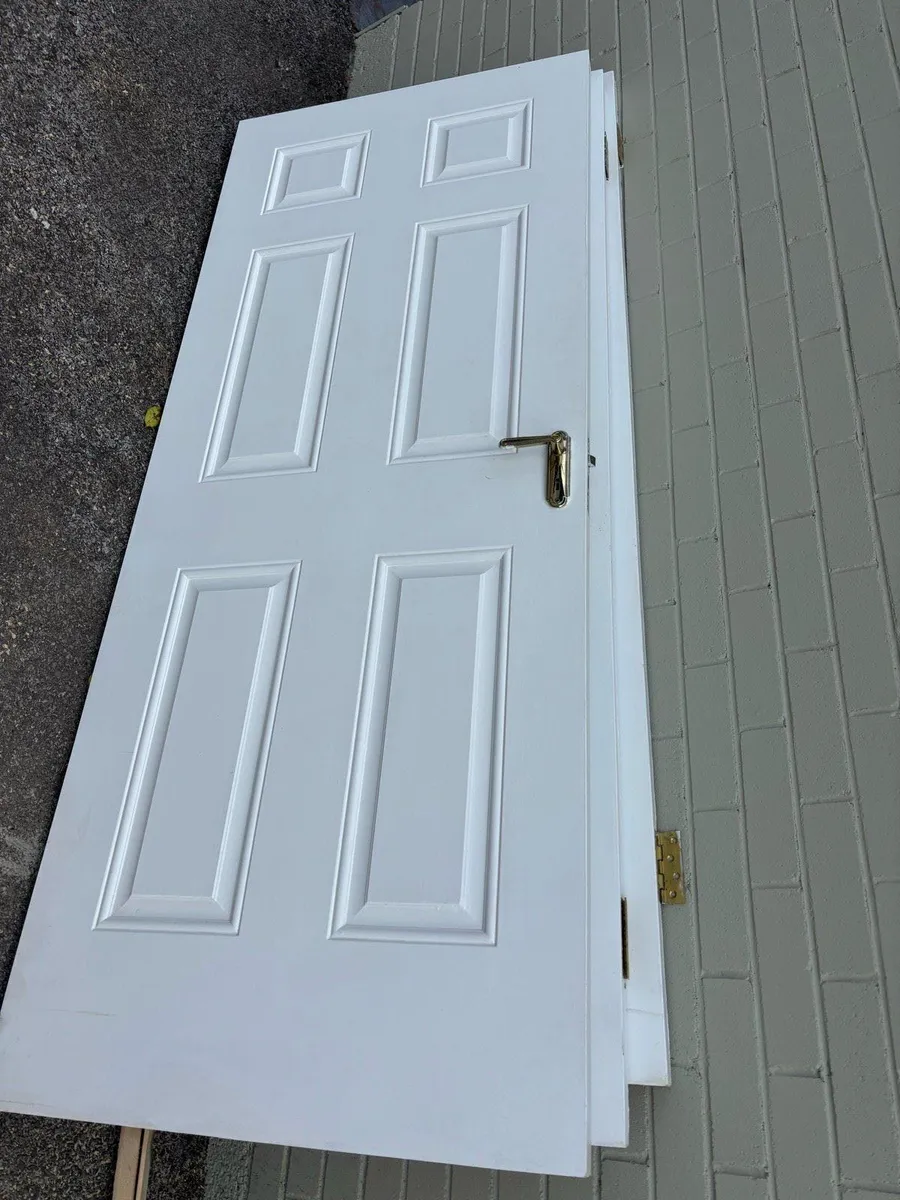 Internal doors x 4 & 1 stained glass external door - Image 2