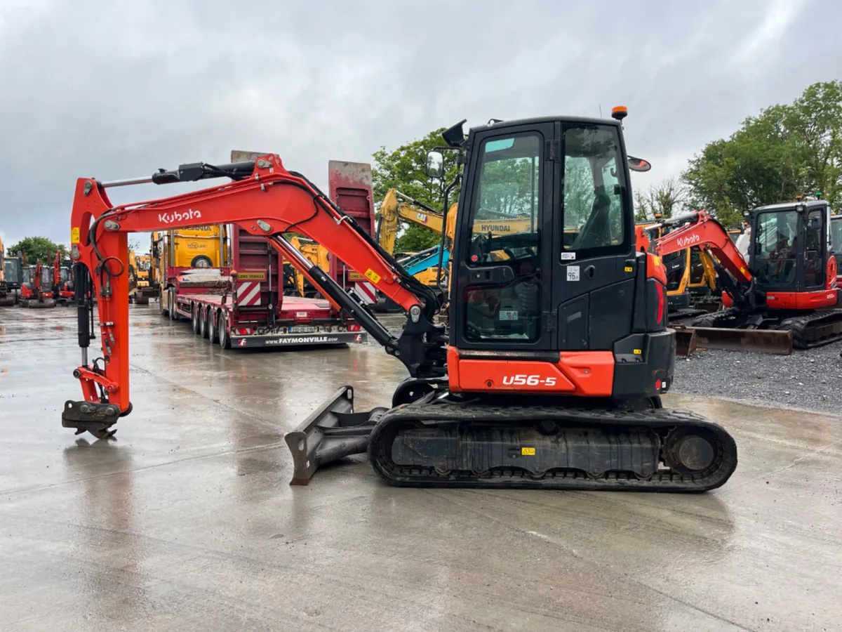 2021 Kubota U56-5 Mini Excavator - Image 1