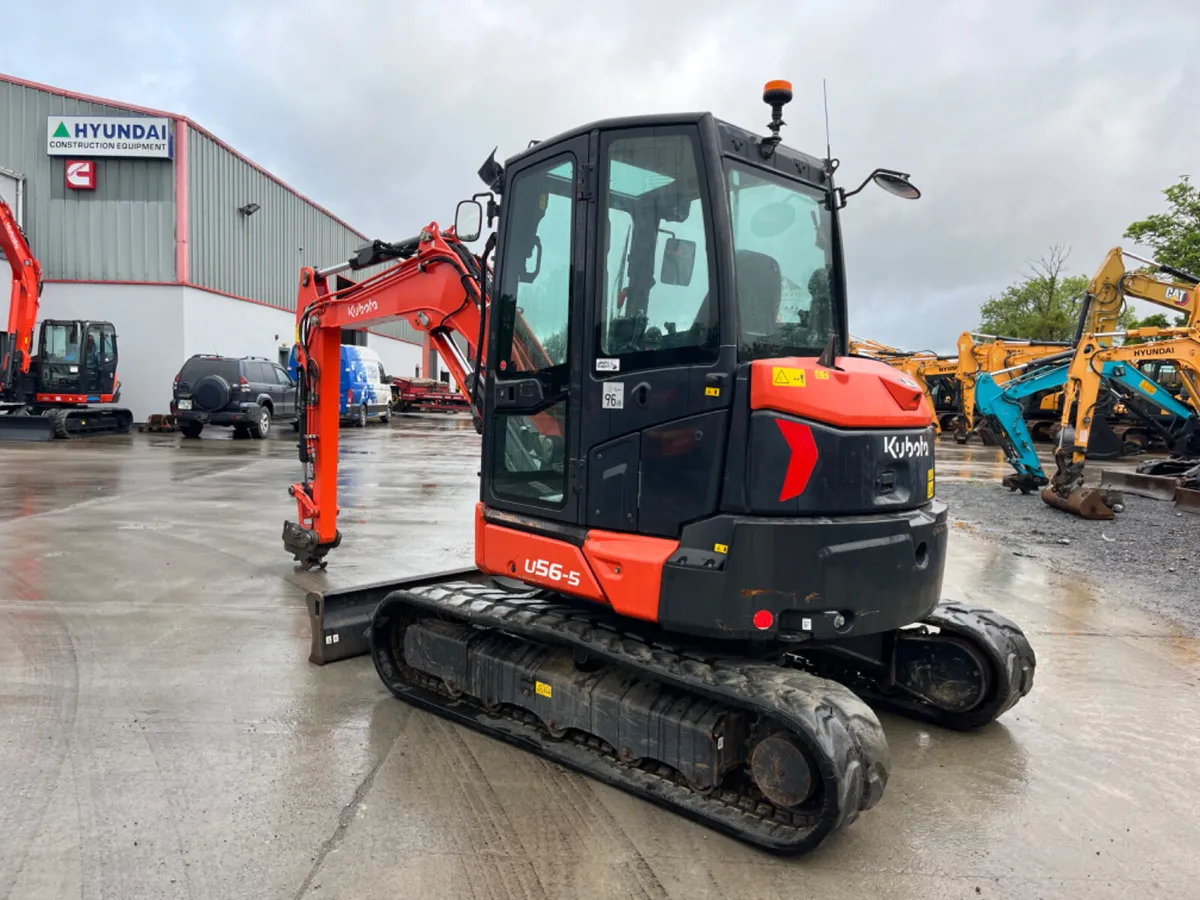 2021 Kubota U56-5 Mini Excavator - Image 3