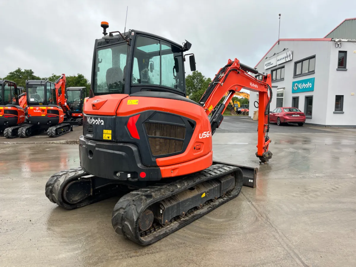 2021 Kubota U56-5 Mini Excavator - Image 4