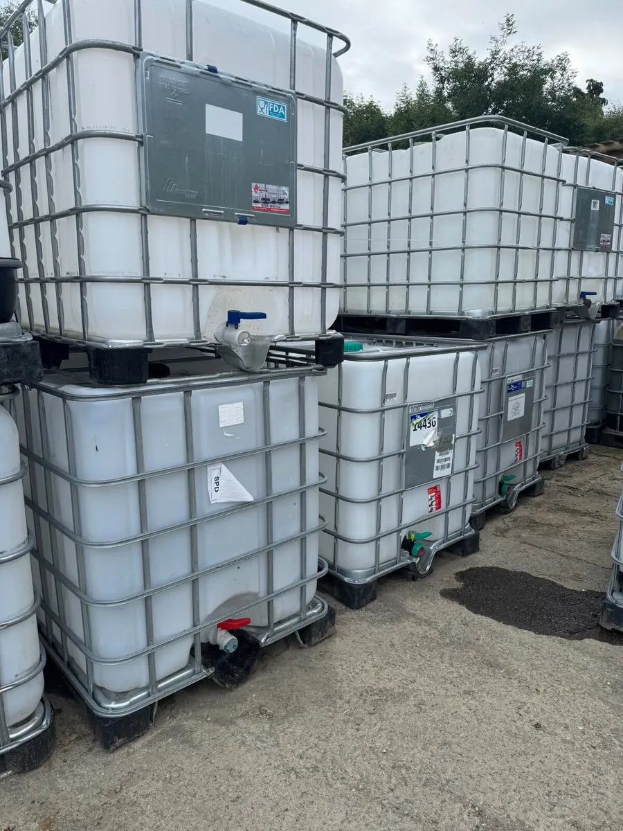 IBC’s 1000lt Food Grade