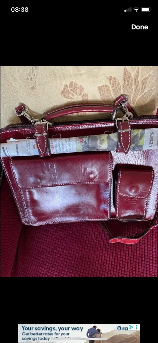 Vera Pelle (Genuine Leather ) Briefcase - Image 1