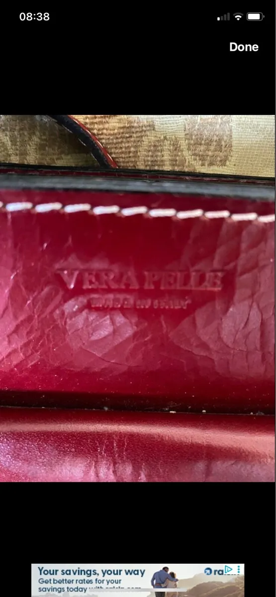 Vera Pelle (Genuine Leather ) Briefcase - Image 3