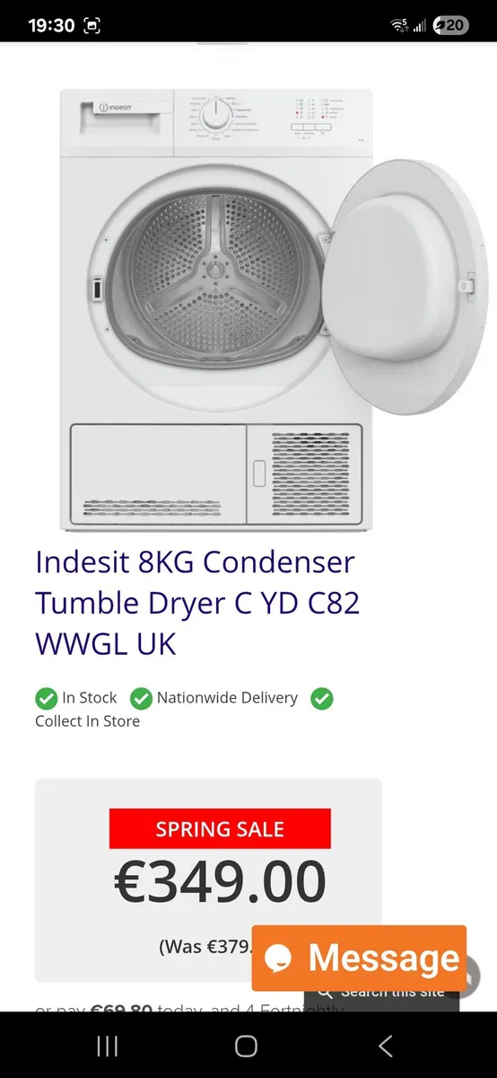 BRAND NEW Indesit Tumble dryer - Image 3