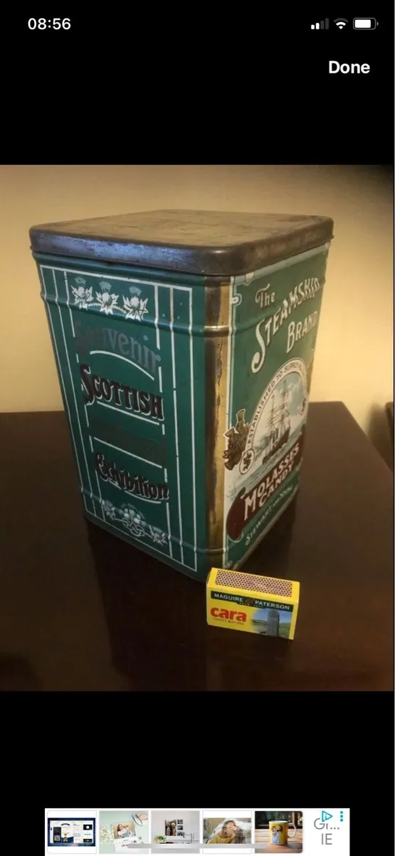 Vintage ‘The Steamship Brand’ Metal Box - Image 4