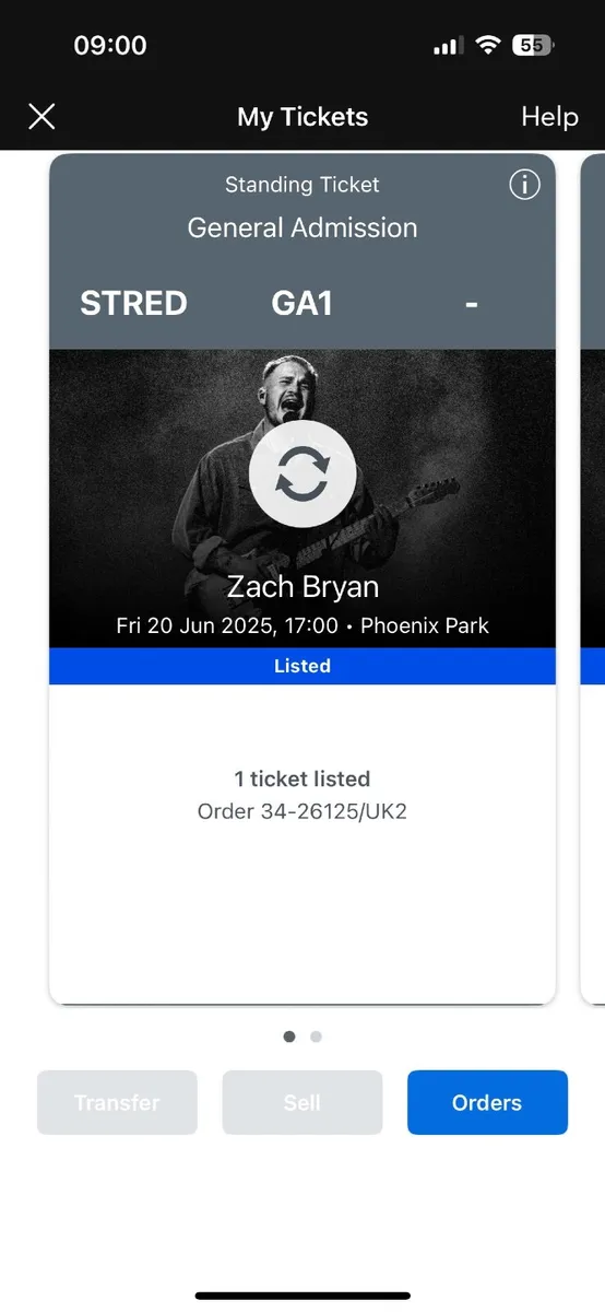 Zach Bryan Friday 20th Tickets - Image 1