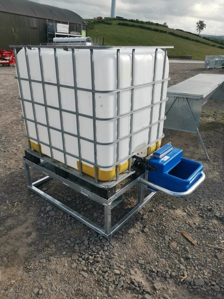 Galvanised Portable Mobile Water Drinkers - Image 1