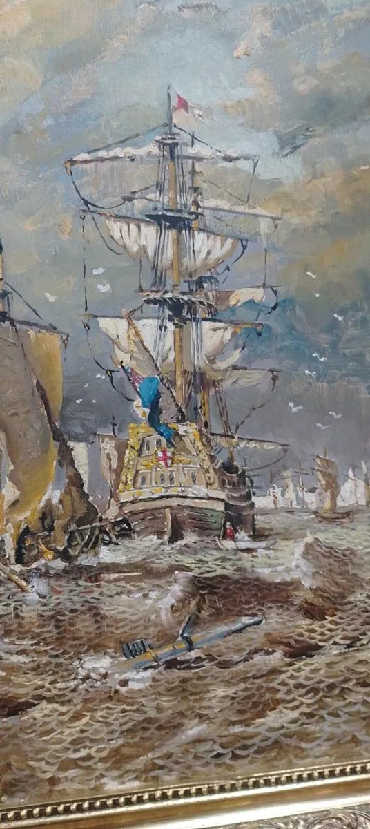 Original Robin Furness Oil Painting - Image 3