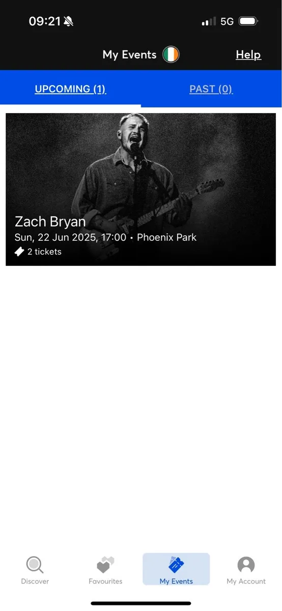 Zach Bryan Sunday 22nd