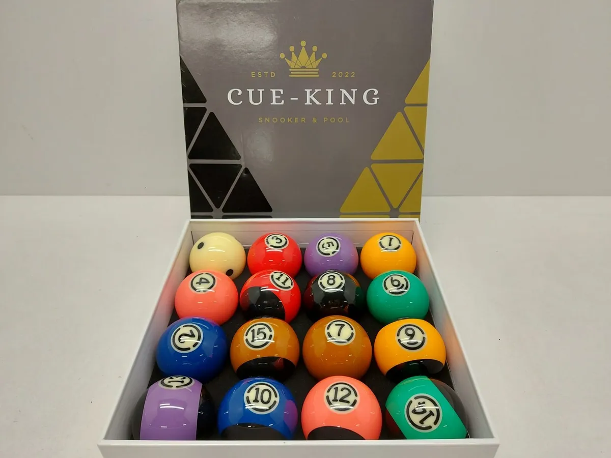 Online Auction Of A CUE-KING Pool  Balls & More! - Image 1