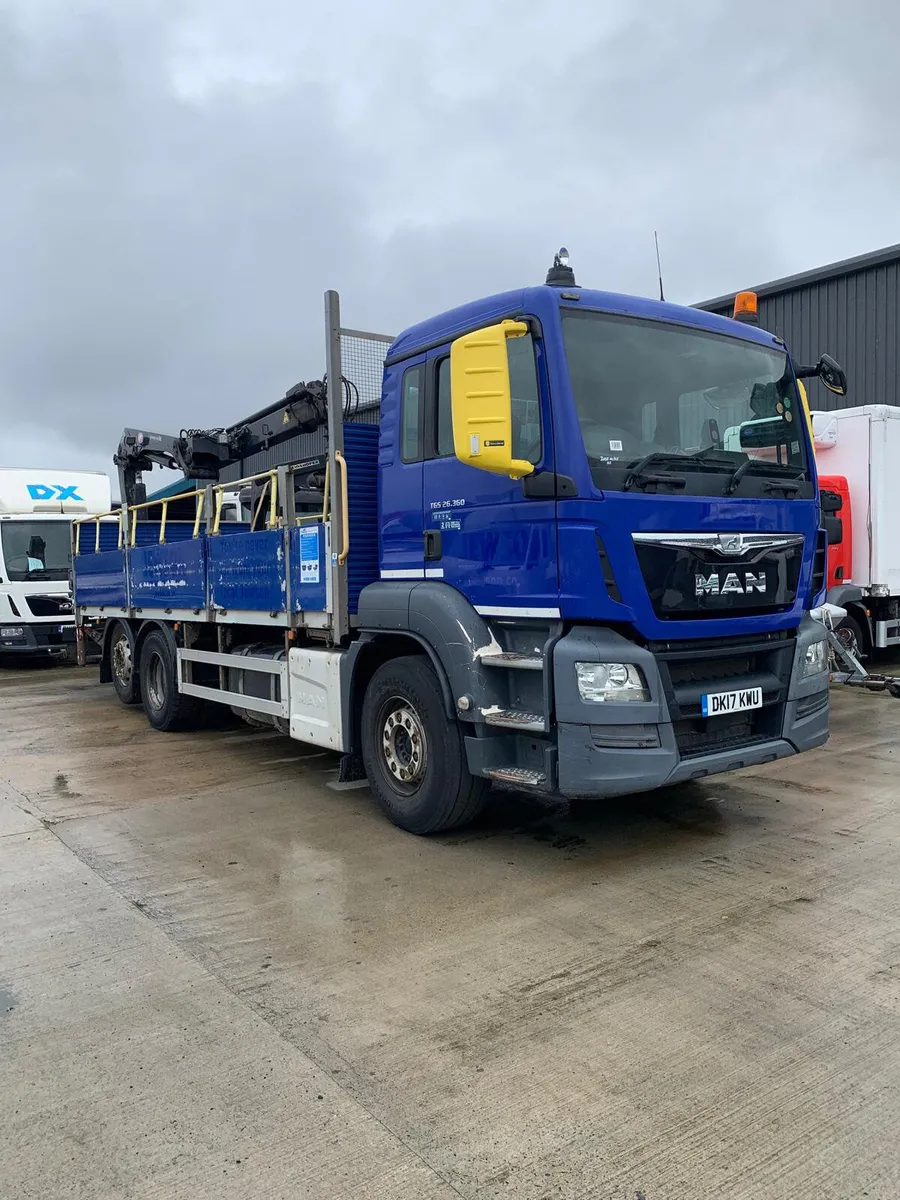 MAY 2017 MAN TGS 26-360 CRANE LORRY - Image 1