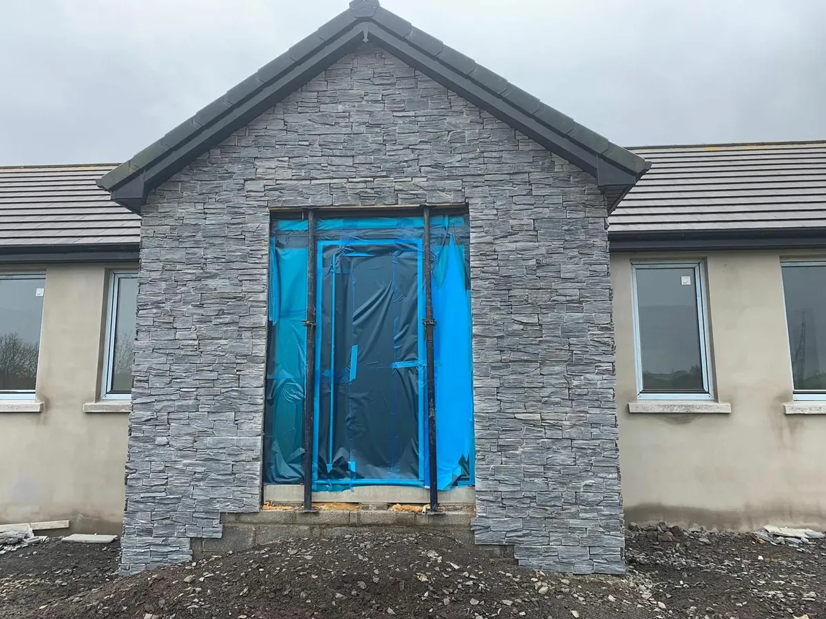 Charcoal (Black) Z Stone cladding natural stone ve - Image 1