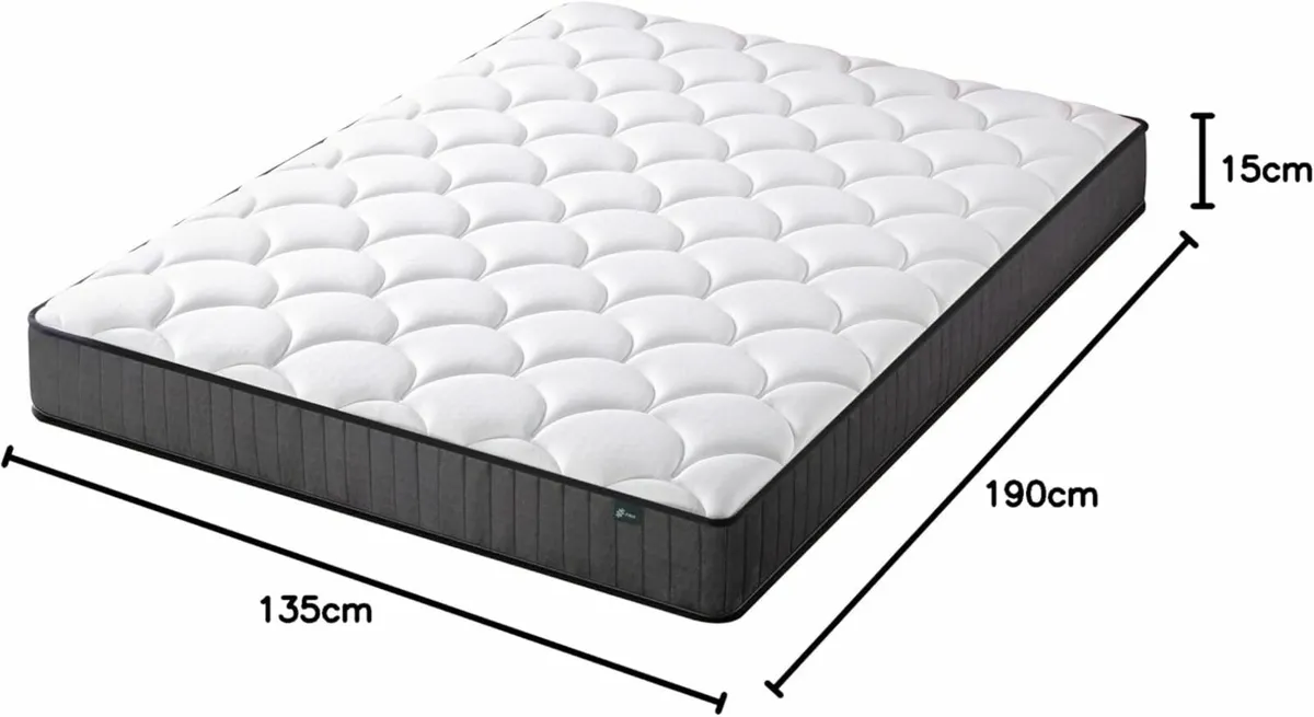 Double Mattress Memory Foam135x190cm Skin-friendly - Image 2