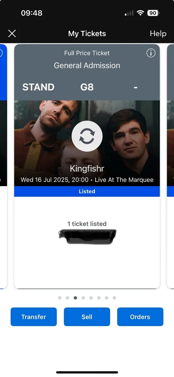 Kingfishr live at the marquee tickets for sale - Image 1