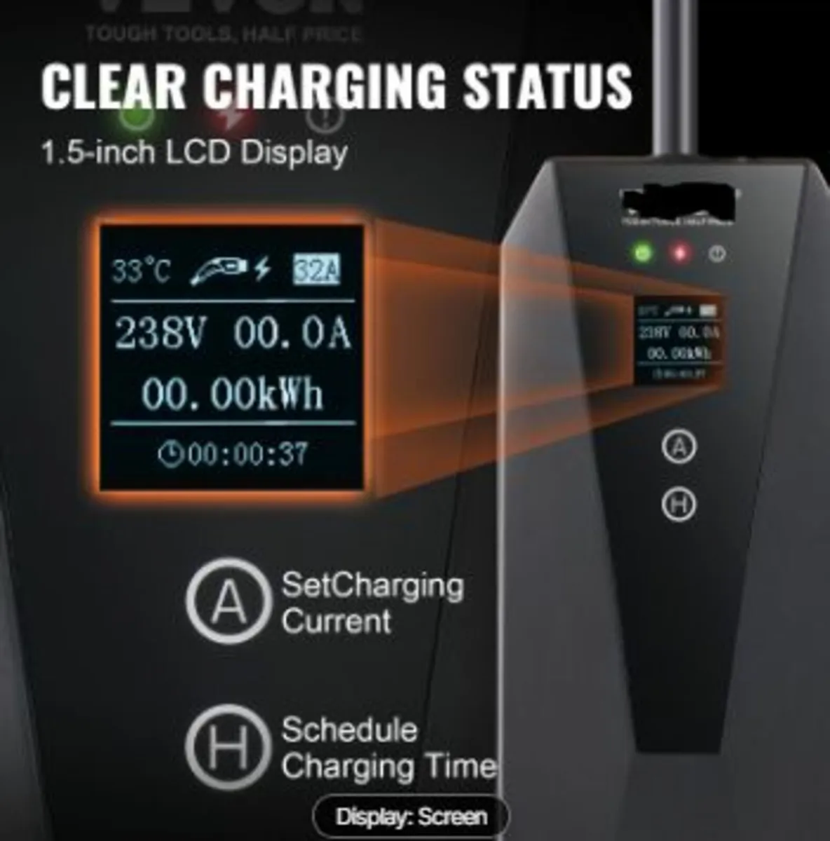 Portable EV Charger Type 2, 16A 3.7kW - Image 2