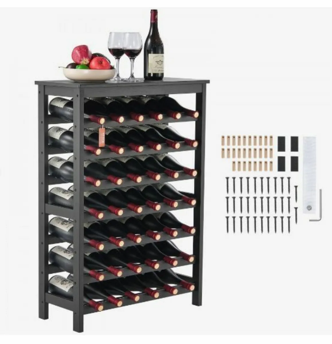 42 Bottle 7-Tier Modular Wine Rack - Image 1