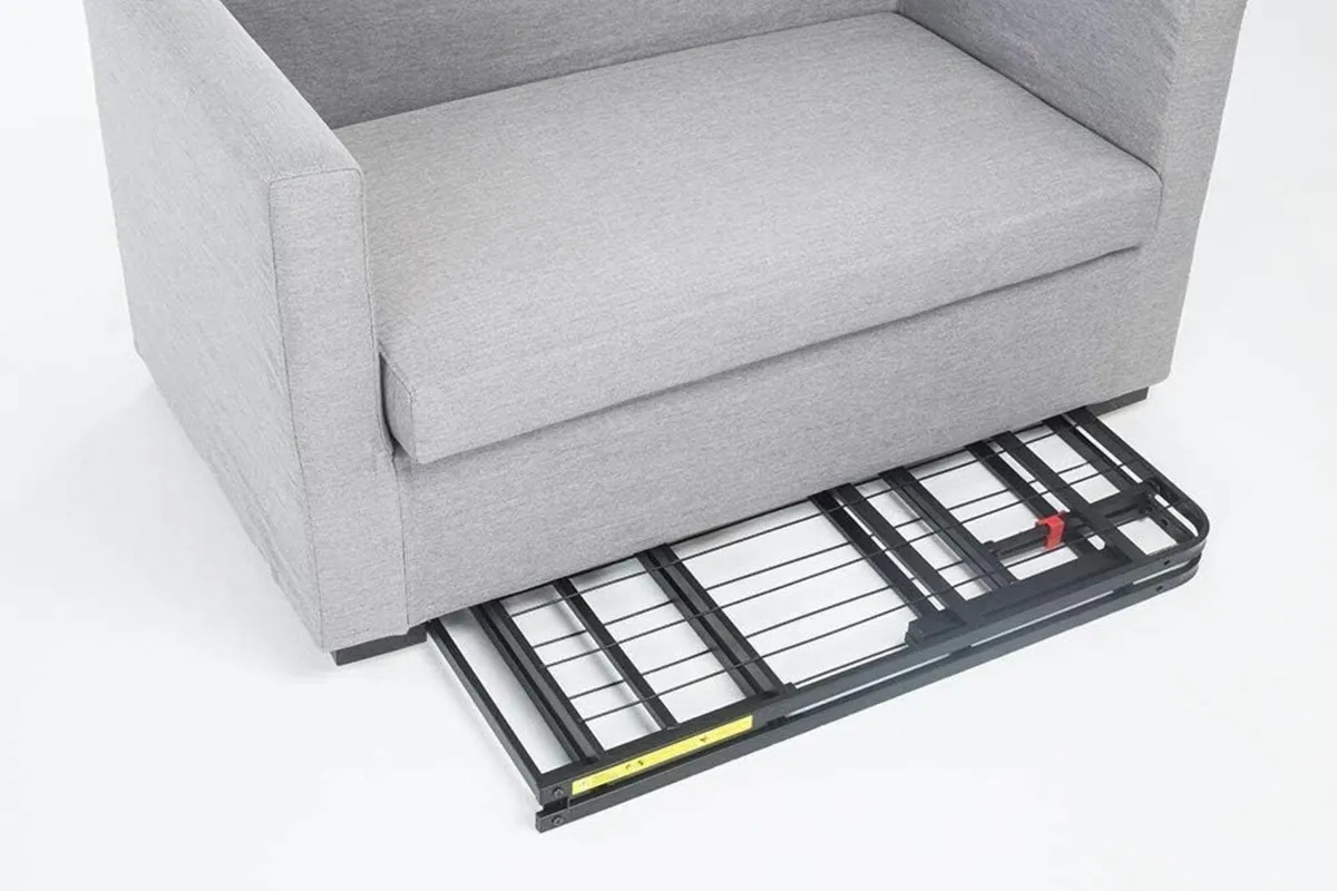 Foldable Platform Queen Bed Frame 140x200cm Black - Image 4