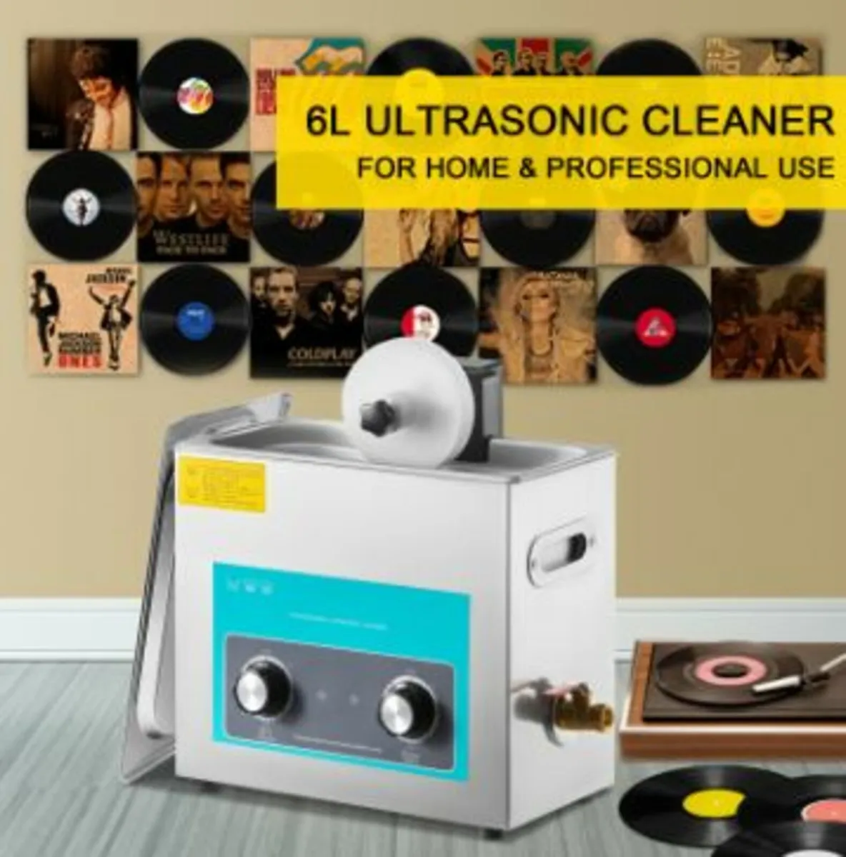 Ultrasonic Vinyl Record Cleaner 6L - Image 2