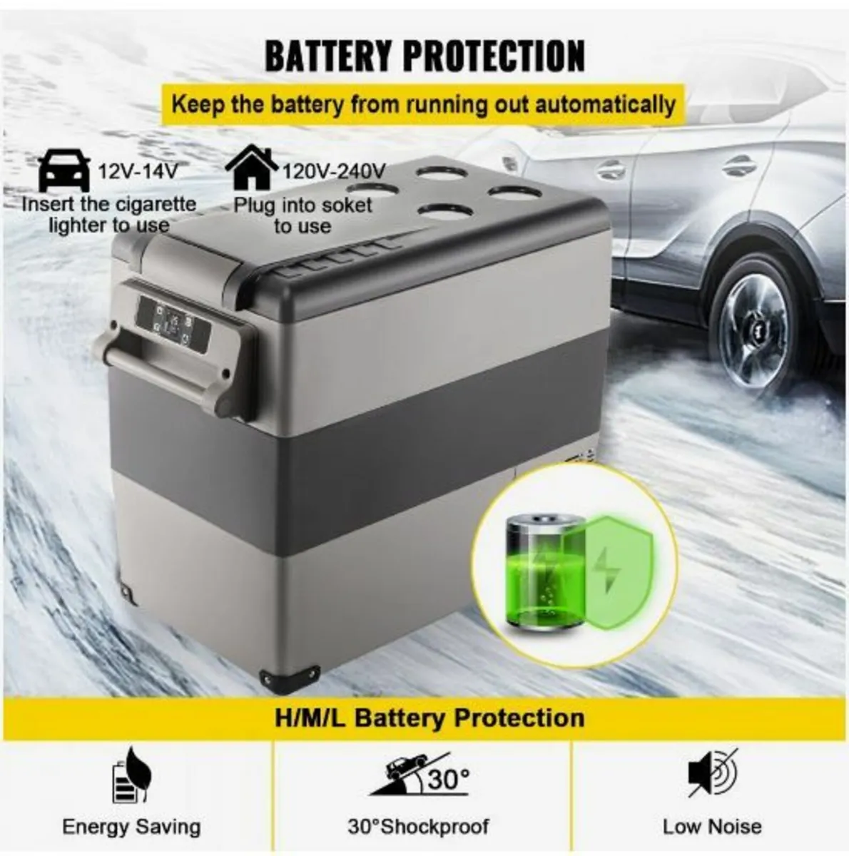 Car Refrigerator 55L Compressor - Image 2