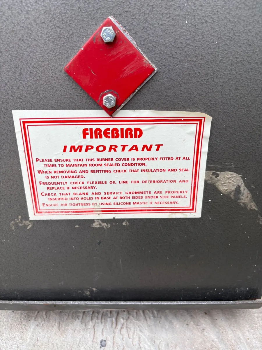 Firebird oil burner Hideaway 82 - Image 4