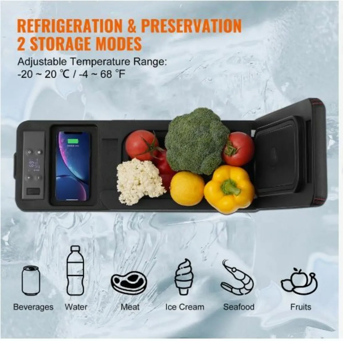 Portable Car Refrigerator Freezer Compressor 8 L - Image 2