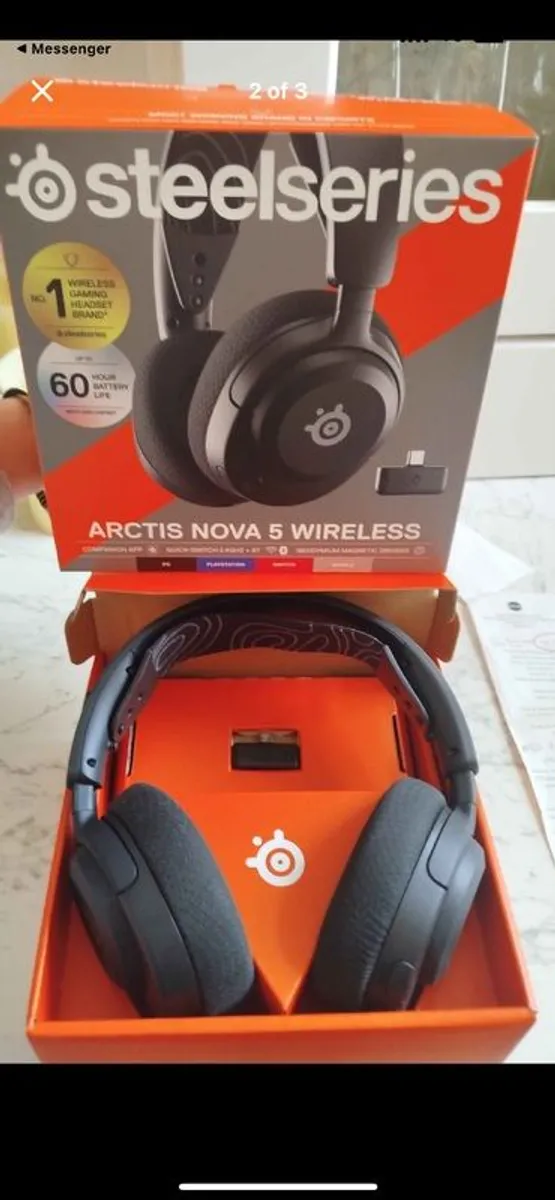 Steelseries Artic Nova 5 wireless headset - Image 1