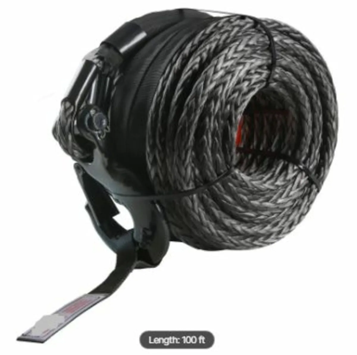 Synthetic Winch Rope, 3/8 Inch x 100 - Image 1