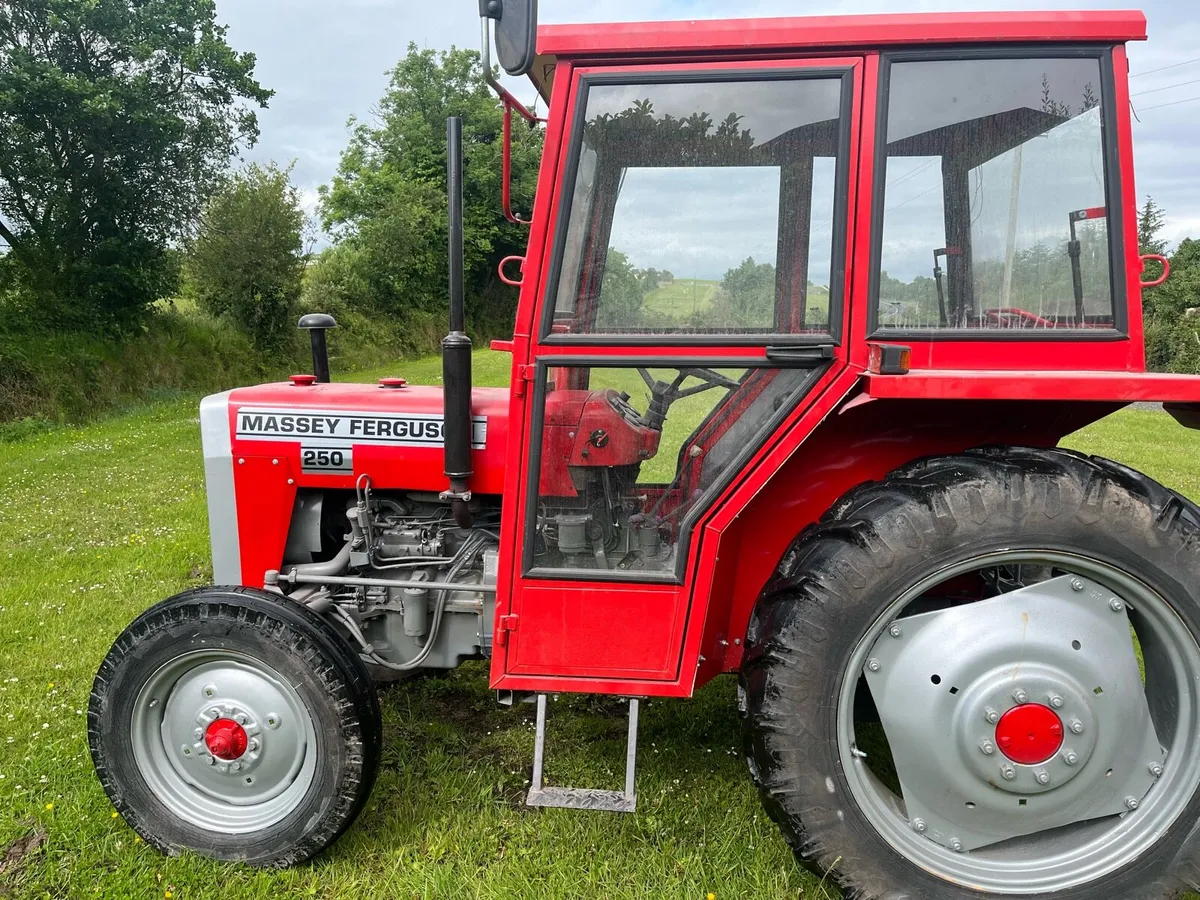 Massey 250 new cab  needs finishing selling for a - Image 1