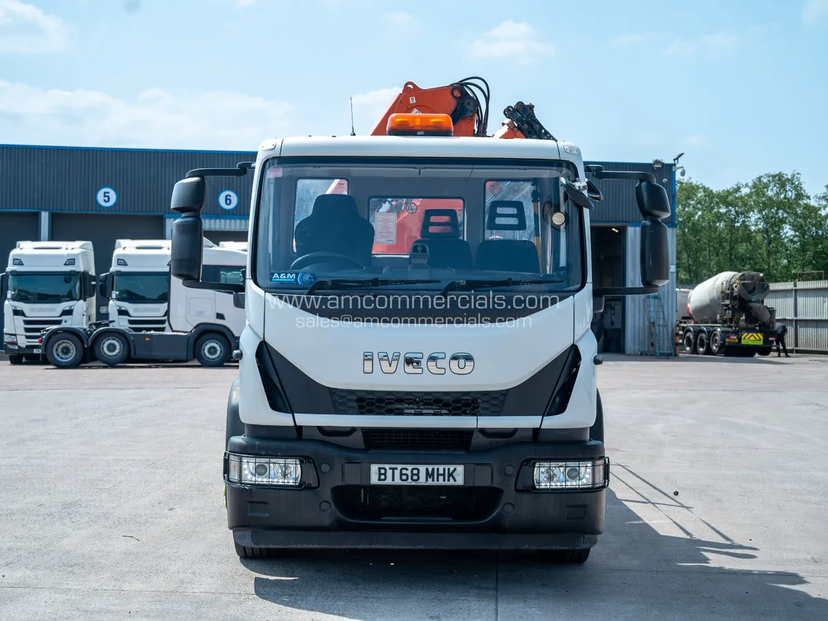 2019 (68) IVECO 180-250 CRANE MOUNTED FLATBED - Image 2