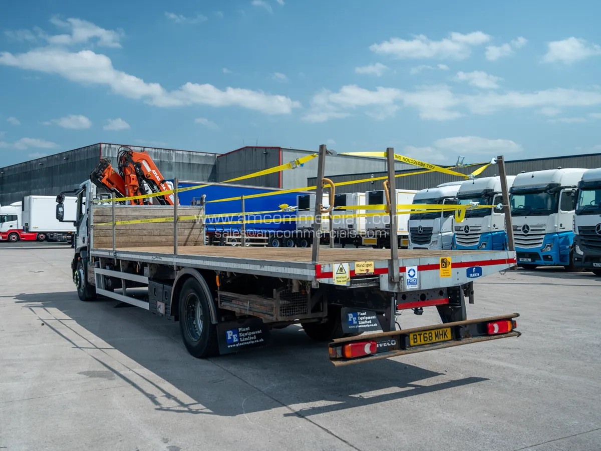2019 (68) IVECO 180-250 CRANE MOUNTED FLATBED - Image 4