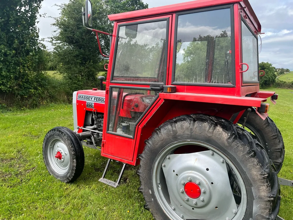 Massey 250 new cab  needs finishing selling for a - Image 2