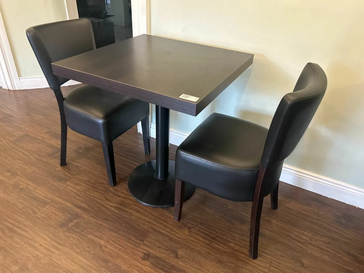 Online Auction Of A Square Table c/w 2 Chairs - Image 3