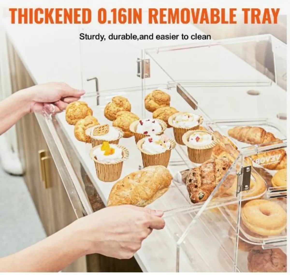 Pastry Display Case, 3-Tier Commercial - Image 3