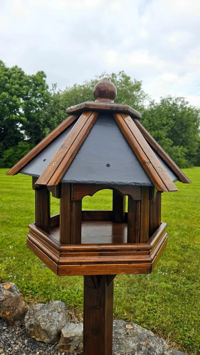 Bird Table feeders Slated Roof - colour choices. - Image 2